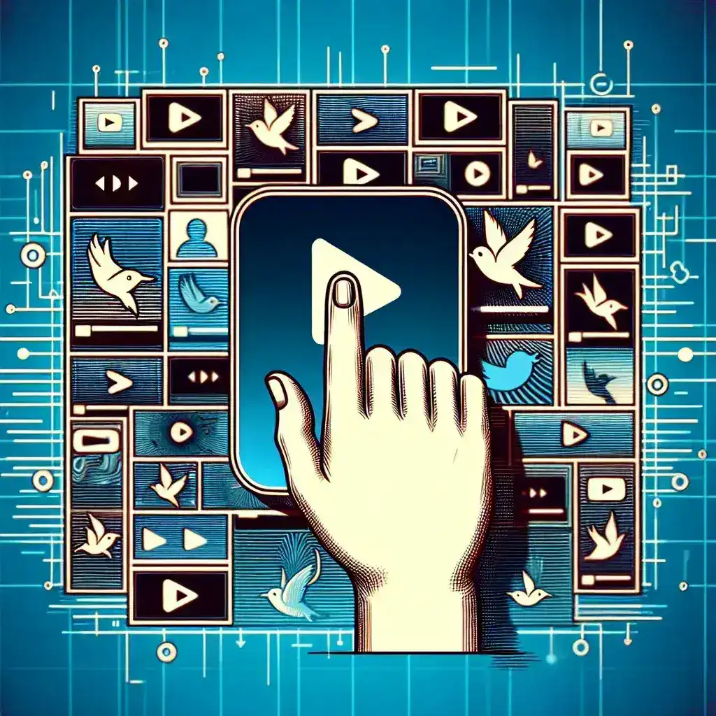 "تنزيل فيديوهات تويتر بسهولة - صورة توضح خطوات تحميل مقاطع الفيديو من تويتر باستخدام تطبيقات وأدوات مختلفة."